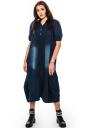 Wide denim dress oversize model Avangard