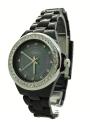 Черен дамски часовник с кристали Swarovski Lee Cooper LC-1473L-D