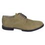 Men's grey nubuck leather shoes 33556