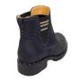 Women's blue boots with elastics 34168