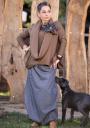 Set maxi ladies flower tunic and jeans skirt Ilina