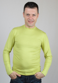 Green round neck top Sison