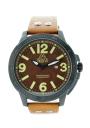 Мъжки часовник с PVD покритие и кожена каишка Kappa KP-1417M-C