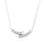 Silver necklace with zircons XH1680N Swan