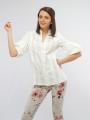 Women's white shirt 8266