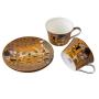 Coffee cups 2 pieces with reproduction The Kiss by Gustav Klimt 991721