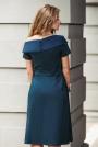 Formal women's dress with wide collar Avangard