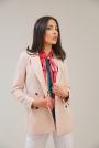 Elegant women's jacket in powder color 42114-202