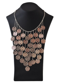 Leather Pandants on Silver Chain Dannyra Jewels