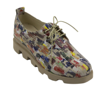 Ladies shoes casual oil painting 2108BEIGEPICASS