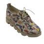 Pantofi dama casual pictura in ulei dreapta 2108BEIGEPICAS