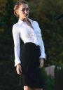 Elegant Skirt Made of Wool with Frills Z12/13