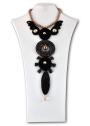 Пищна огърлица с яспис, перли и Swarovski Dannyra Jewels