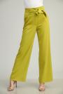 Women's stylish trousers in mustard color 62201-525