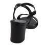 Sandale dama din piele naturala negra 18200black