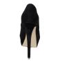 Ladies formal shoes with open toes and high heels 3287BLACK