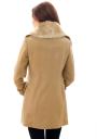 Palton de dama camel cu fermoar Radek's Collection