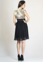 Rochie eleganta din sifon si matase RUMENA