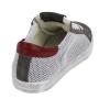 Men's grey suede leather trainers with mesh 33705