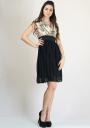 Rochie eleganta din sifon si matase RUMENA