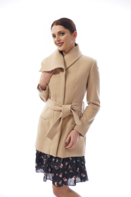 Women's casual coat color camel Radeks