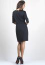 Rochie ​​cu două modele - pipit și neagră cu mâneci 3/4 BF RUMENA