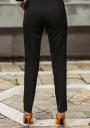 Women's suit made of multicolored shirt and black trousers Avangard