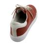 Дамски маратонки в червена кожа 36302RED