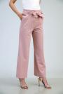 Women's cropped wide-leg pants in powder color 62201-701