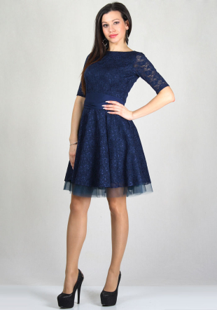 Rochie de culoare albastră RUMENA