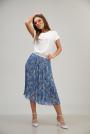 Fusta cu flori plisate dama 52115-412