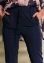 Women's set of floral shirt and indigo pants Avangard