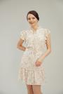 Casual women's dress with flowers 6322