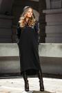 Rochie negră spectaculoasă Avangard