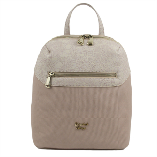 Women's backpack bag with front zipper 872-5