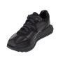 Дамски спортни черни маратонки от естествена кожа 3018BLACK