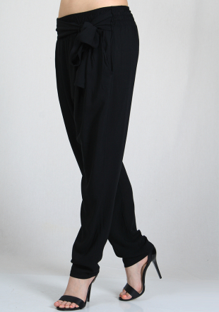 Black cotton breeches BF RUMENA