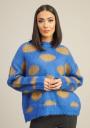 Ladies' sweater with dots 7872