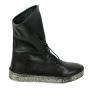 Women's black high top trainer boots 32678