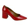 Women's formal shoes in red with duck heel 99896RED