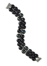 Гривна микс полускъпоценни камъни с Swarovski елементи Dannyra Jewels
