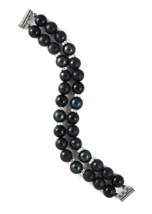 Гривна микс полускъпоценни камъни с Swarovski елементи Dannyra Jewels
