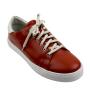 Дамски маратонки в червена кожа 36302RED