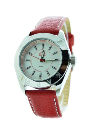 Елегантен дамски часовник с кожена каишка Kappa KP-1418L-C