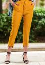 Women's set of shirt and pants color mustard Avangard