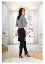 Women's elegant asymmetric tunic and trouser set in fine pipit fabric Avangard