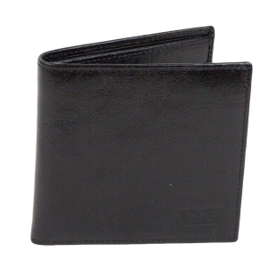 Men's black leather wallet 32883