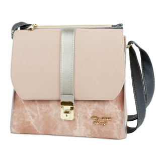 Women's bag two-tone faux leather 745-01