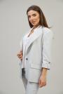 Gray elegant women's jacket 42201-902