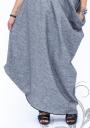 Rochie maxi lunga de linen Ilina fashion 